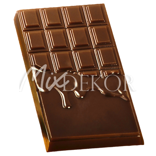 Форма пластиковая "Плитка" Шоколадка с подтёками 150x70x20 см